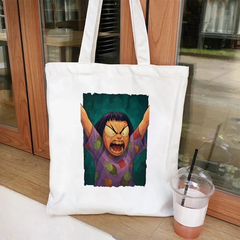 KPOP HUNTRX Hunter Tote Bag - 35x40cm Anime Shoulder Bag | HUNTRX Hunter Group Design